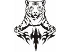  Animal Flames Tiger 0 4 5b A F 1 Decal