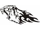  Animal Flames Tiger 0 7 3b A F 1 Decal