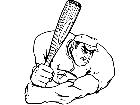  Baseball Big Hitter M B 1 Decal
