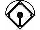  Baseball Diamond Decal