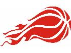  Basketball Flame Decal