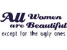  Beautiful Women Decal