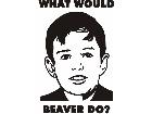  Beaver Leaveit Decal