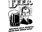  Beer Ugly People Sex Decal