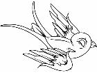 Bird Tattoo 1 2 0 9 8 Decal