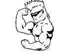  Body Builder 1 Decal