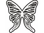  Butterfly Outlined 1 0 5 Decal