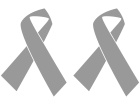  Cancer Cause Ribbon 2 Choose Color Decal