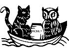  Cats Owl And The Pussycat 1 3 2 V A 1 Decal