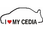  Cedia Love Car C L 1 Decal