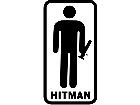  Hitman Bong Weed Decal