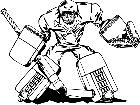  Hockey Goalie M B 1 Decal