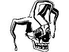  Skull Jester Decal