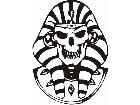  Skull Pharoah Decal