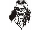 Skull Rebel Decal