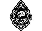  Skull Spade 1 Decal