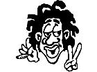  Smokin 7 0s Peace Decal