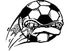  Soccer Ball Mouth M B 1 Decal