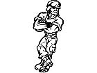  Soldier Muscle Arms Crossed Decal