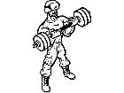  Soldier Muscle Curls Decal