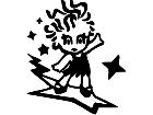 Star Girl Decal