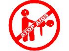  Stop A I D S Boners Decal