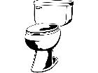  Toilet 1 4 7 V A 1 Decal