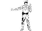  Trades Jobs Traffic Cop T G P A 1 Decal