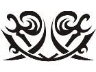  Tribal Tattoo Classic 0 0 4 A 0 0 1 1 Decal