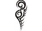  Tribal Tattoo Classic 0 0 8 B 0 0 1 2 Decal
