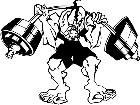  Weightlifter Bench Press Too Much M B 1 Decal