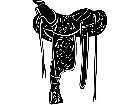  Western Saddle 1 3 4 V A 1 Decal