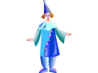 Sticker Custom Preview Image #053659 Entertainment Circus Carnival Clown Sad3