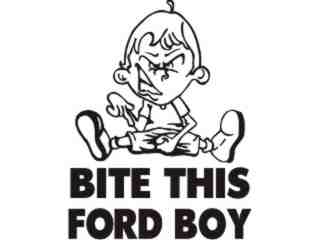  Bite This Ford Boy Decal Proportional