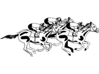  Sports_ Horse Race D H_ P A 1_ D T L Decal Proportional