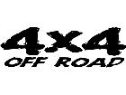 4 X 4 Off Road 3 Decal