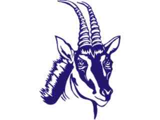  Antelope Decal Proportional