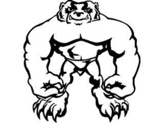  Badger Muscle_ M B 1 Decal Proportional