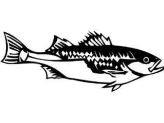  Bass Fish 1_ 1 4 1_ V A 1 Decal Proportional