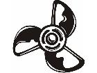  Boat Propeller P A 1 Decal