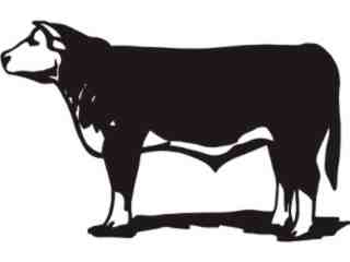  Bull Cow 2_ C U 1 Decal Proportional