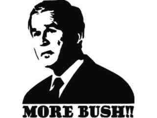  Bush President Decal Proportional