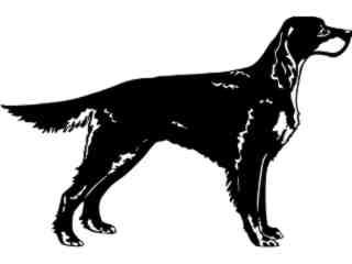  Dogs_ Gordon Setter_ 1 3 7_ V A 1 Decal Proportional