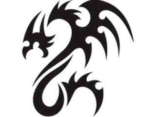  Dragon Tribalized_ 2 5 7 Decal Proportional