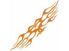  Flames Tribal Style 0 9 9 Decal