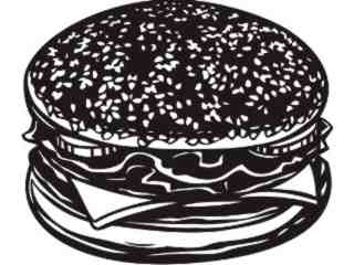  Food Drink_ Hamburger_ P A 1 Decal Proportional