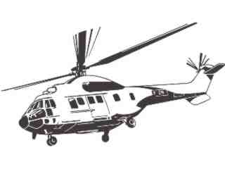  Helicopter Decal Proportional