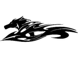  Horse Tribal 2_ G D G Decal Proportional