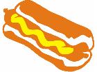  Hotdog Mustard C L 1 Decal