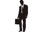  Man In Suit 1 5 Decal